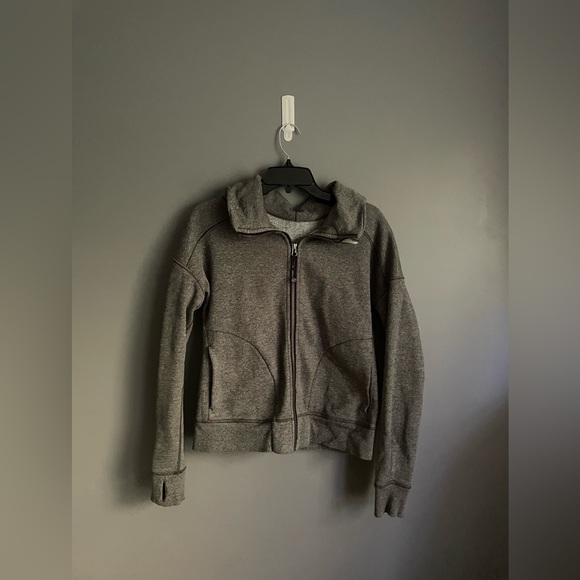 Lululemon Hug It Out Jacket in Heathered Speckled Black Womens Size 6 - Picture 2 of 6